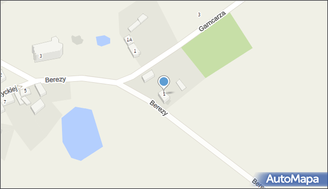 Skrzatusz, Berezy Wojciecha Konstantego, 1, mapa Skrzatusz