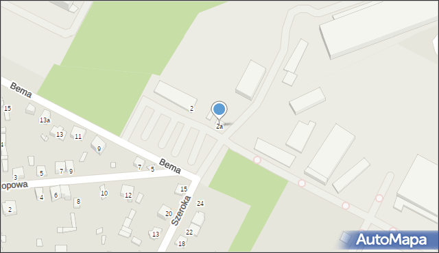 Starachowice, Bema Józefa, gen., 2a, mapa Starachowic