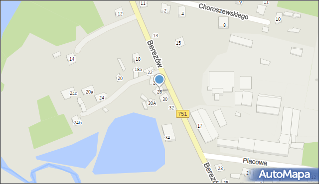 Suchedniów, Berezów, 28, mapa Suchedniów