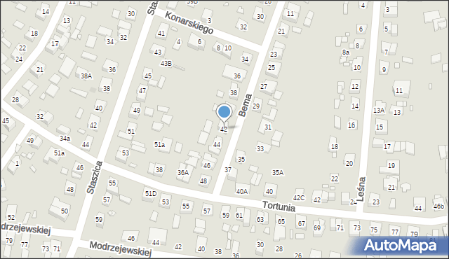 Swarzędz, Bema Józefa, gen., 42, mapa Swarzędz