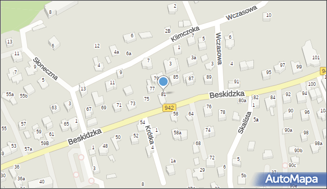 Szczyrk, Beskidzka, 81, mapa Szczyrk