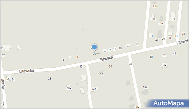 Tarnobrzeg, Bema Józefa, gen., 11, mapa Tarnobrzegu