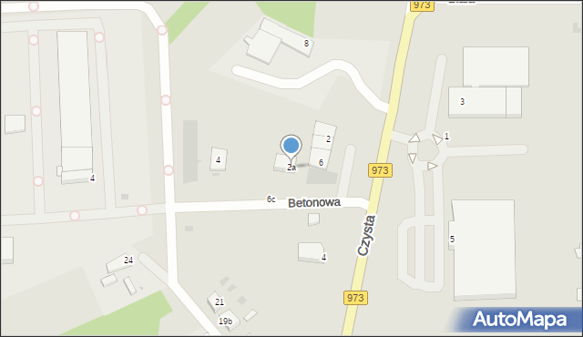 Tarnów, Betonowa, 2a, mapa Tarnów