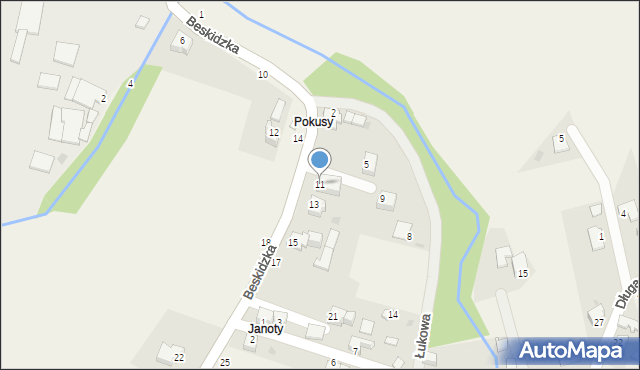 Trzebinia, Beskidzka, 11, mapa Trzebinia