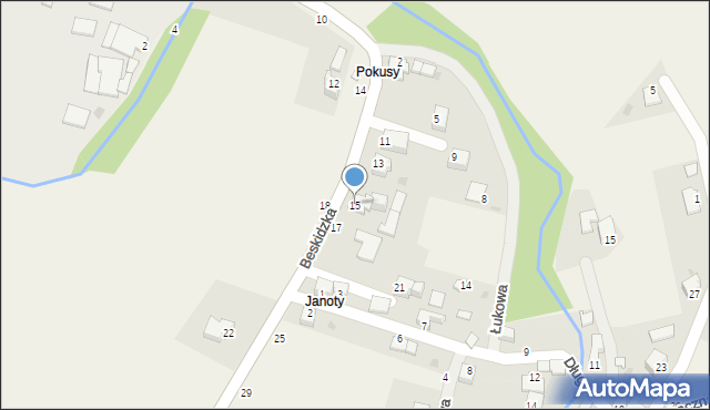 Trzebinia, Beskidzka, 15, mapa Trzebinia