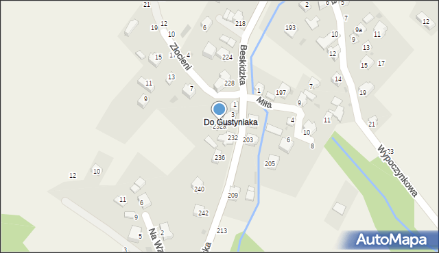 Trzebinia, Beskidzka, 232a, mapa Trzebinia