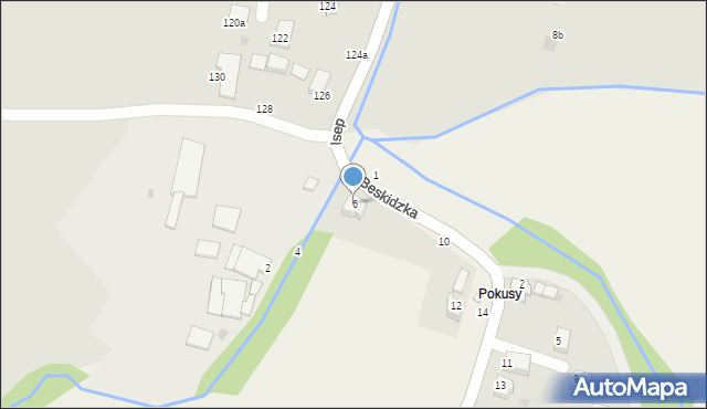 Trzebinia, Beskidzka, 6, mapa Trzebinia