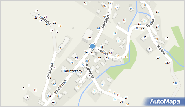 Trzebinia, Beskidzka, 81, mapa Trzebinia