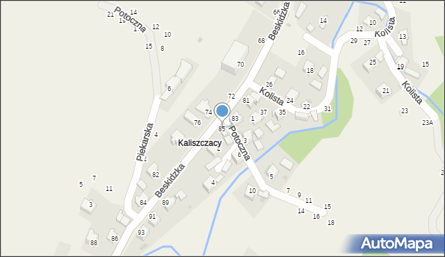 Trzebinia, Beskidzka, 85, mapa Trzebinia