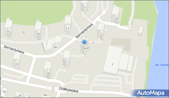 Warszawa, Bernardyńska, 5, mapa Warszawy