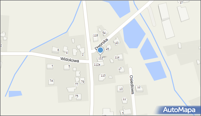 Witkowice, Beskidzka, 112, mapa Witkowice