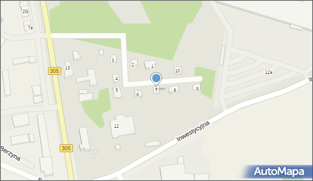 Wolsztyn, Berzyńska, 7, mapa Wolsztyn