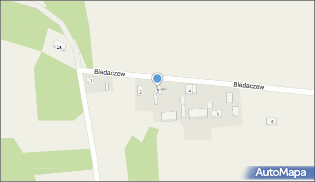 Biadaczew, Biadaczew, 3, mapa Biadaczew