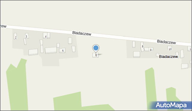 Biadaczew, Biadaczew, 6, mapa Biadaczew