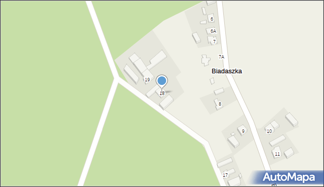 Biadaszka, Biadaszka, 18, mapa Biadaszka