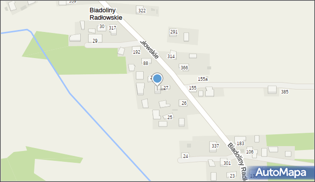 Biadoliny Radłowskie, Biadoliny Radłowskie, 378, mapa Biadoliny Radłowskie