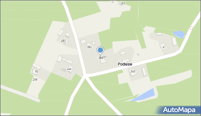 Biadoliny Radłowskie, Biadoliny Radłowskie, 384, mapa Biadoliny Radłowskie