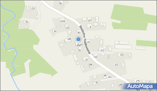 Biadoliny Radłowskie, Biadoliny Radłowskie, 82a, mapa Biadoliny Radłowskie