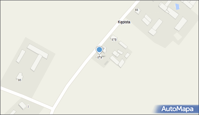 Biała, Biała, 87a, mapa Biała