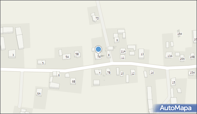 Biała, Biała, 7A, mapa Biała