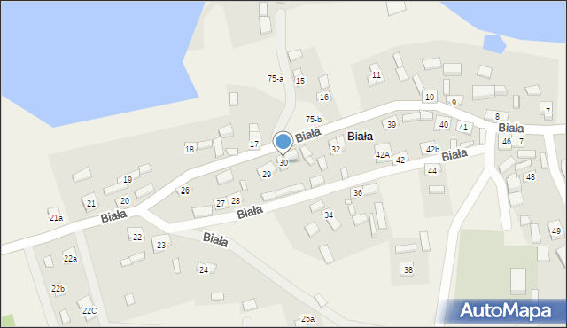 Biała, Biała, 30, mapa Biała