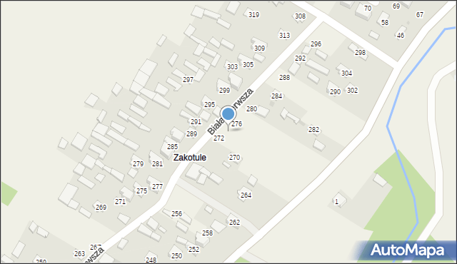 Biała Pierwsza, Biała Pierwsza, 274, mapa Biała Pierwsza