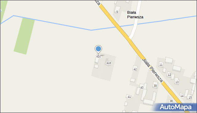 Biała Pierwsza, Biała Pierwsza, 41c, mapa Biała Pierwsza