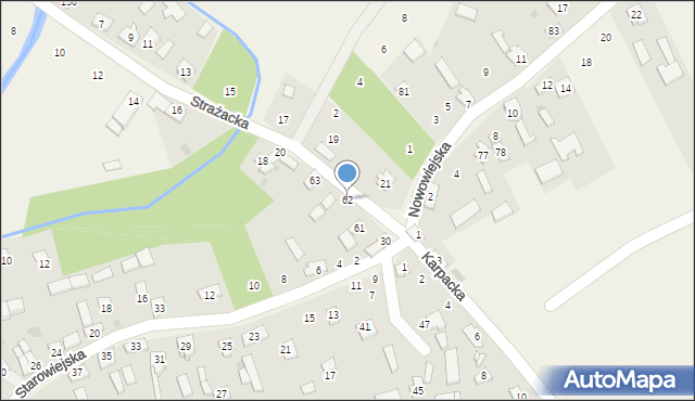 Biała Wielka, Biała Wielka, 62, mapa Biała Wielka