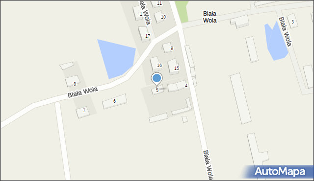 Biała Wola, Biała Wola, 5, mapa Biała Wola