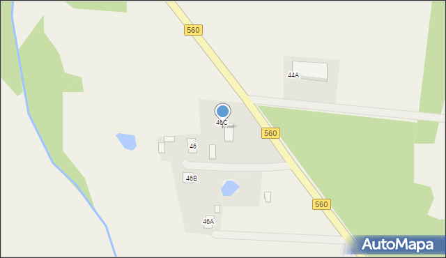 Białasy, Białasy, 46D, mapa Białasy