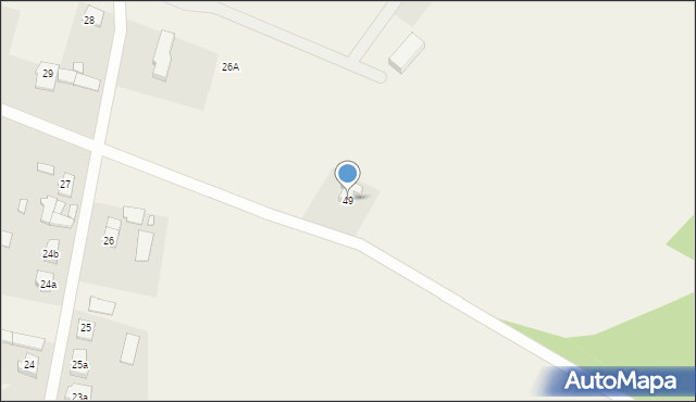 Białężyn, Białężyn, 49, mapa Białężyn