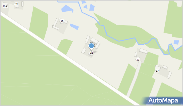 Białka, Białka, 44, mapa Białka