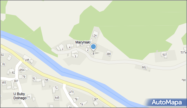 Białka, Białka, 6, mapa Białka