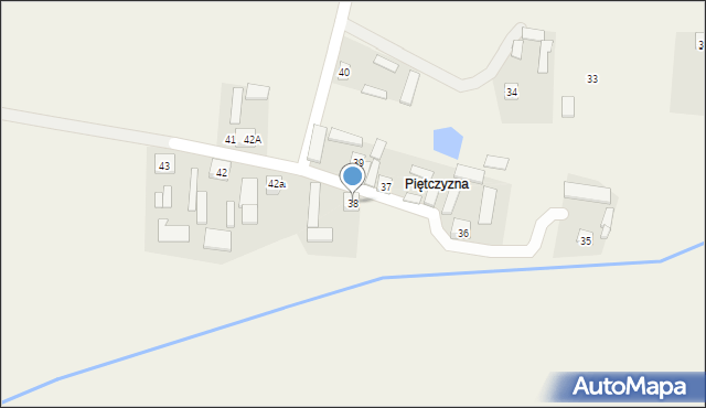 Białki, Białki, 38, mapa Białki