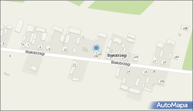 Białobrzegi, Białobrzegi, 11A, mapa Białobrzegi