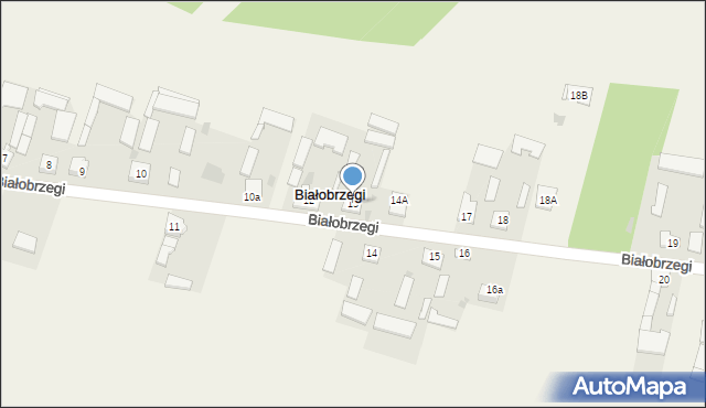 Białobrzegi, Białobrzegi, 13, mapa Białobrzegi