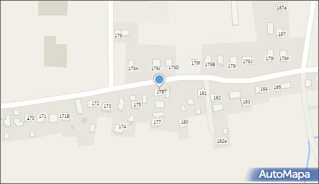 Białobrzegi, Białobrzegi, 178, mapa Białobrzegi