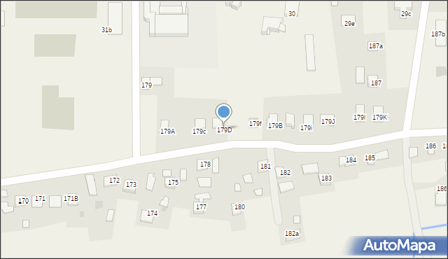 Białobrzegi, Białobrzegi, 179D, mapa Białobrzegi