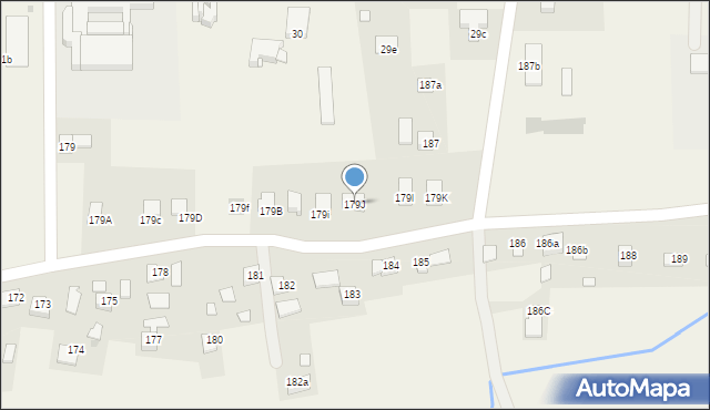 Białobrzegi, Białobrzegi, 179J, mapa Białobrzegi