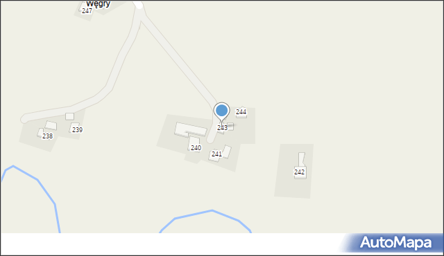 Białobrzegi, Białobrzegi, 243, mapa Białobrzegi