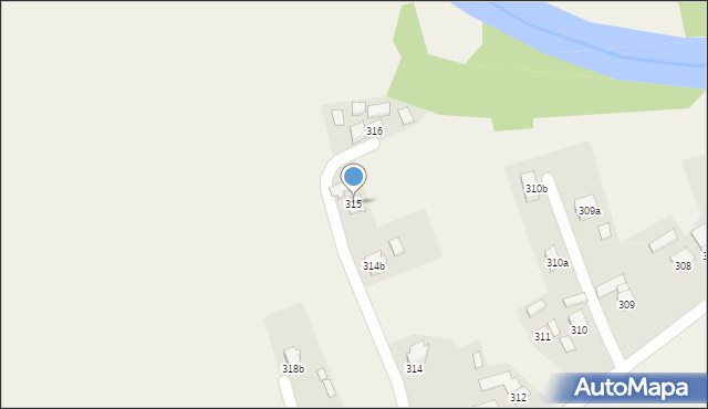 Białobrzegi, Białobrzegi, 315, mapa Białobrzegi