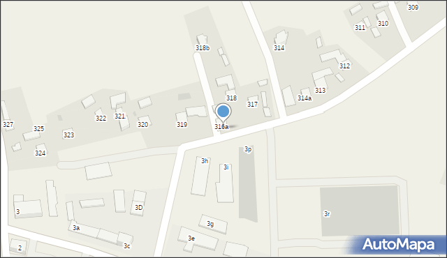 Białobrzegi, Białobrzegi, 318a, mapa Białobrzegi