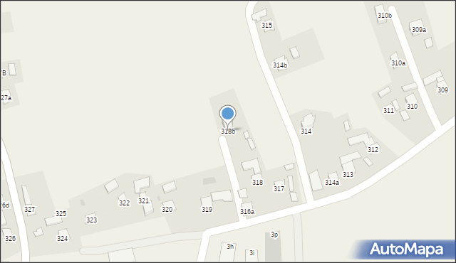 Białobrzegi, Białobrzegi, 318b, mapa Białobrzegi