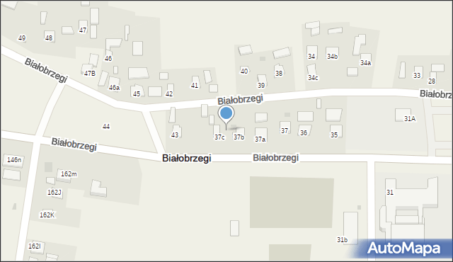 Białobrzegi, Białobrzegi, 37d, mapa Białobrzegi