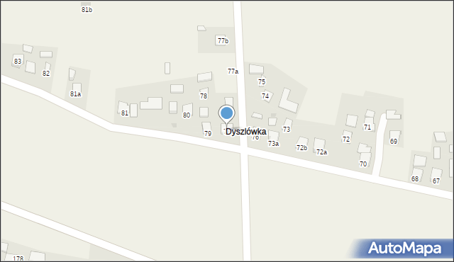 Białobrzegi, Białobrzegi, 77, mapa Białobrzegi