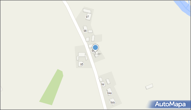 Białobrzegi, Białobrzegi, 96a, mapa Białobrzegi