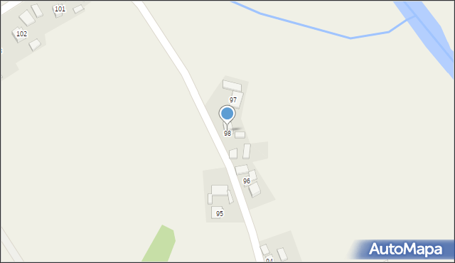 Białobrzegi, Białobrzegi, 98a, mapa Białobrzegi