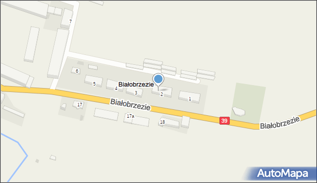 Białobrzezie, Białobrzezie, 2II, mapa Białobrzezie