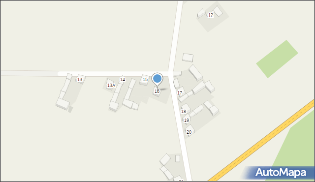 Białocin, Białocin, 16, mapa Białocin