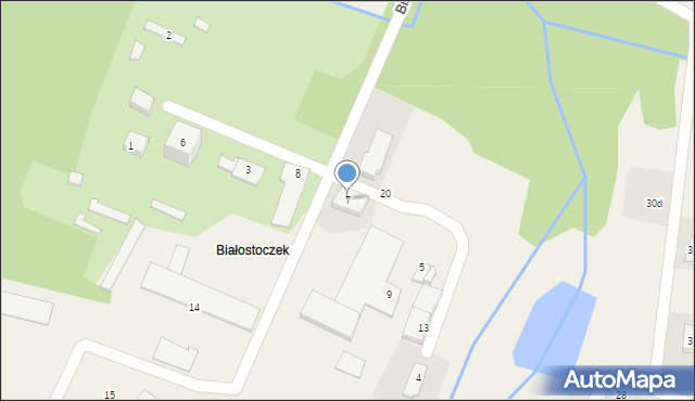 Białostoczek, Białostoczek, 7, mapa Białostoczek